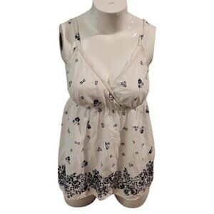 [Faded Glory] V-neck Sleeveless Blouse - Size L
